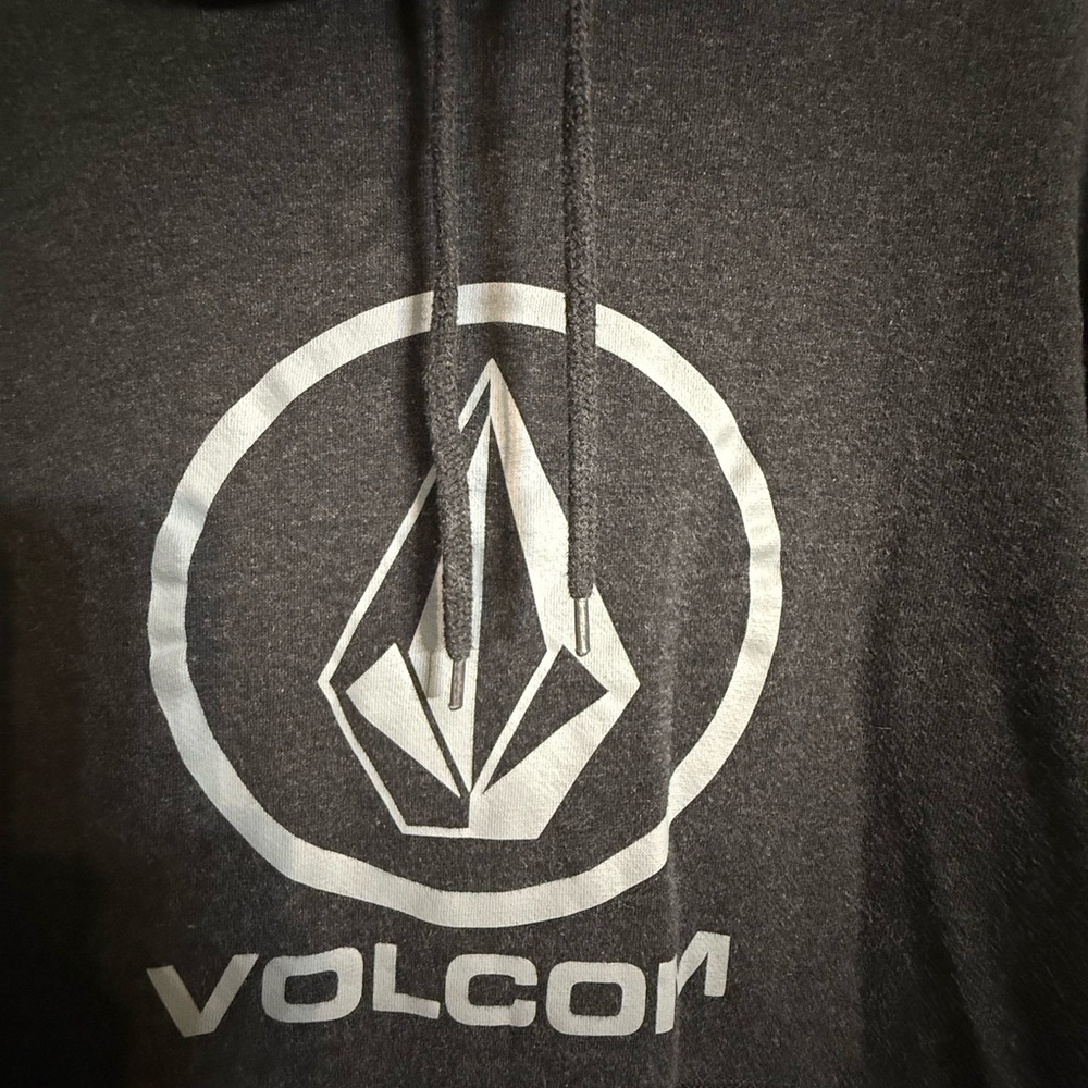 Volcom Gray Hoodie size men’s large - Picture 2 of 6